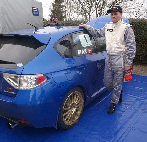 Max Christensen havde ikke svært ved at vælge den nye hatch back-udgave af Subura Impreza WRX Sti’eren